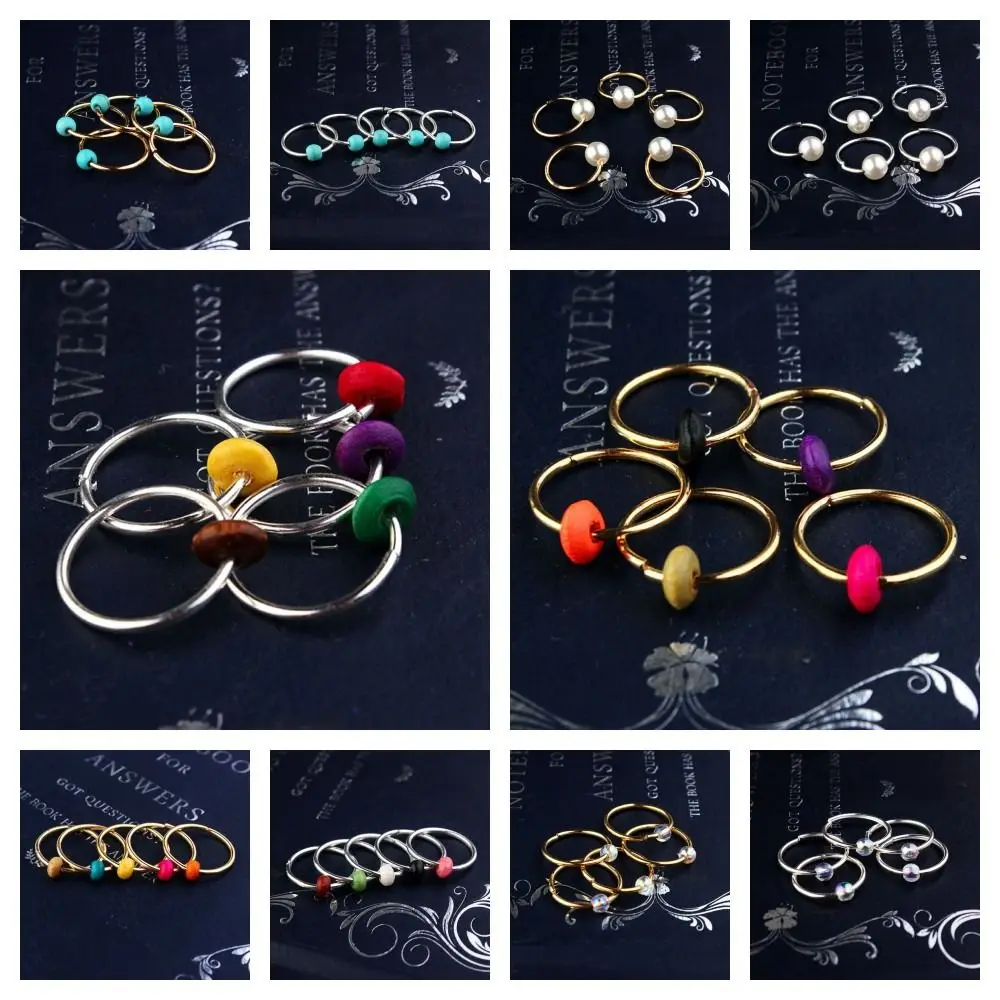 Ful Alloy Clips Cuffs Rings Charms Hip-hop Dread Dreadlock Beads Party