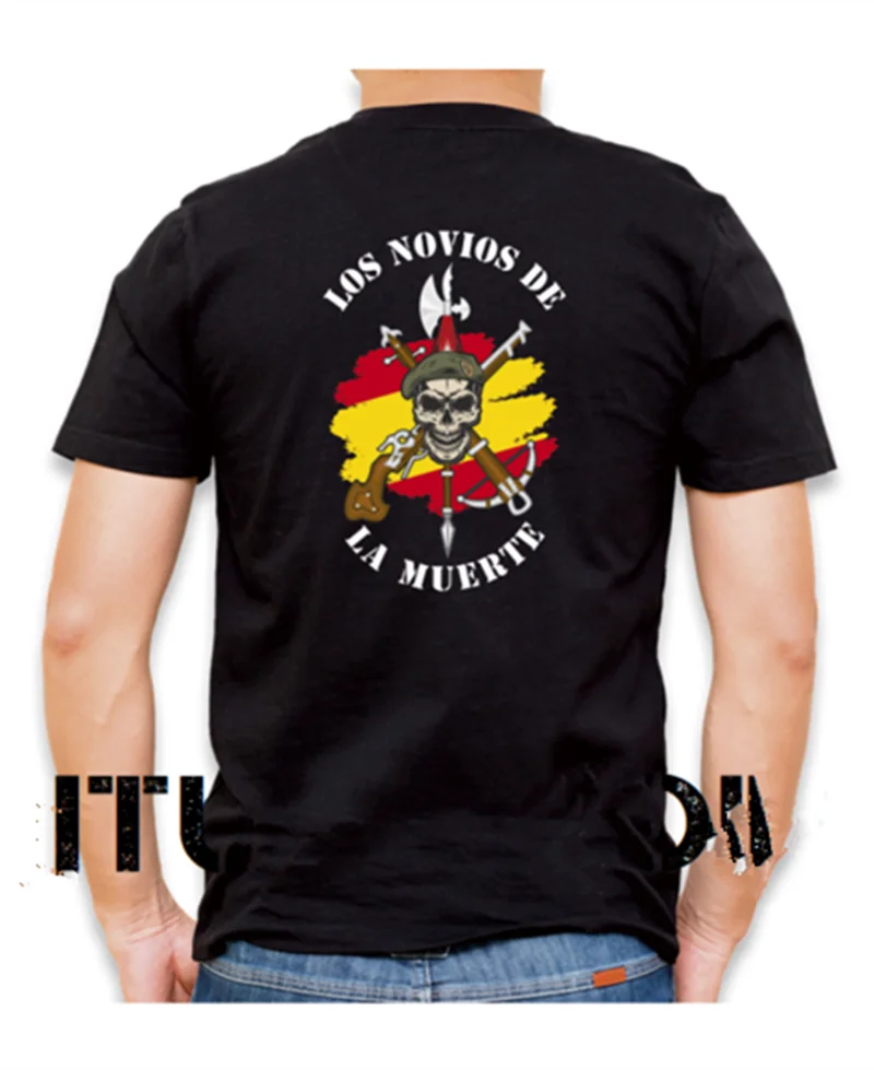 

"LOS NOVIOS DE LA MUERTE" Spain Foreigh Legion Men T-Shirt Short Sleeve Casual 100% Cotton O-Neck Summer Tees