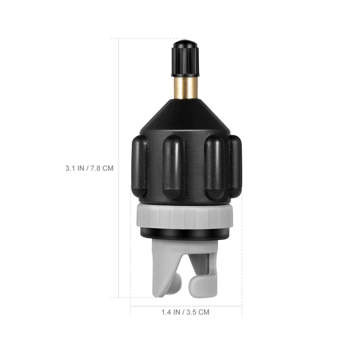 LIOOBO Inflatable Boat SUP Pump Adaptor Standard Schrader Conventional Air Adapter Spoke Plate Attachment