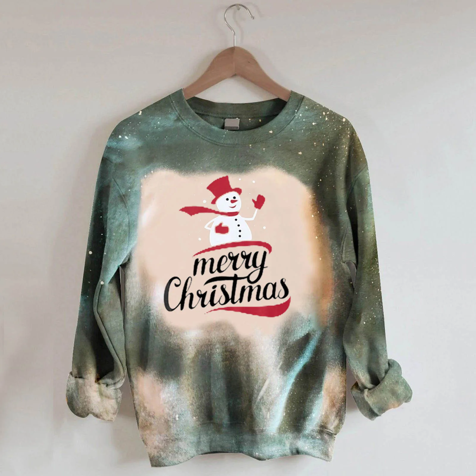 

Sweatshirt For Women Winter Christmas Warm Long-Sleeve Printed O Collar Top Tunic Sweatshirts Women Tan Sweatshirt Women Hoodie
