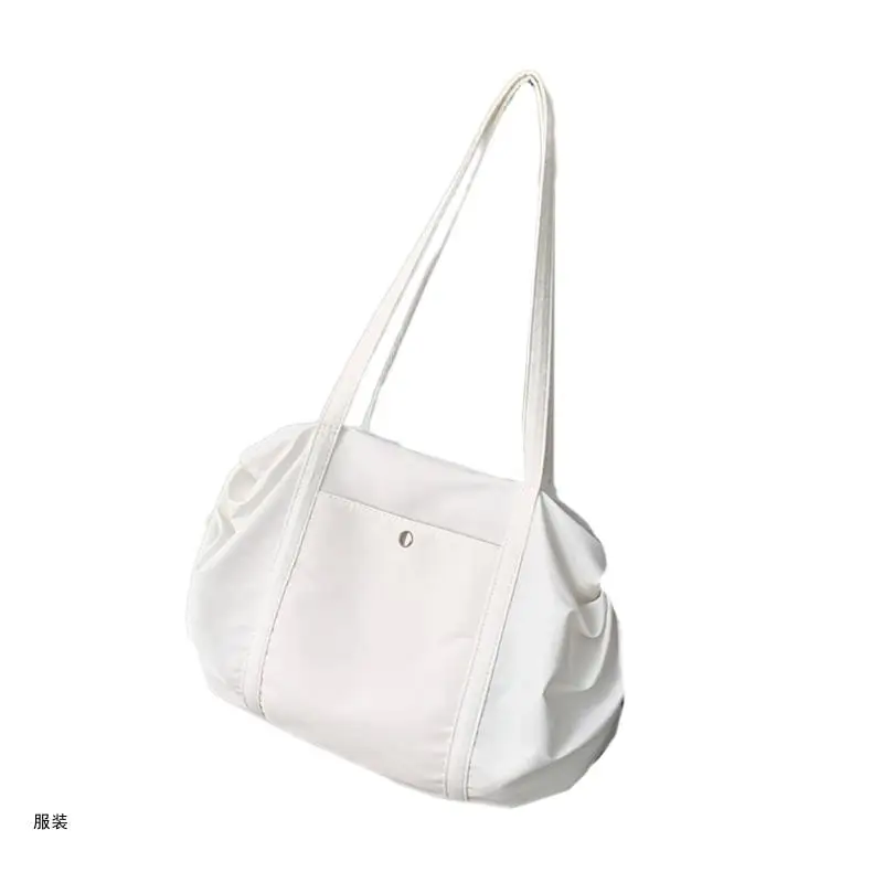 D0UD Сумка через плечо большой емкости на молнии нейлоновая сумка для покупок и