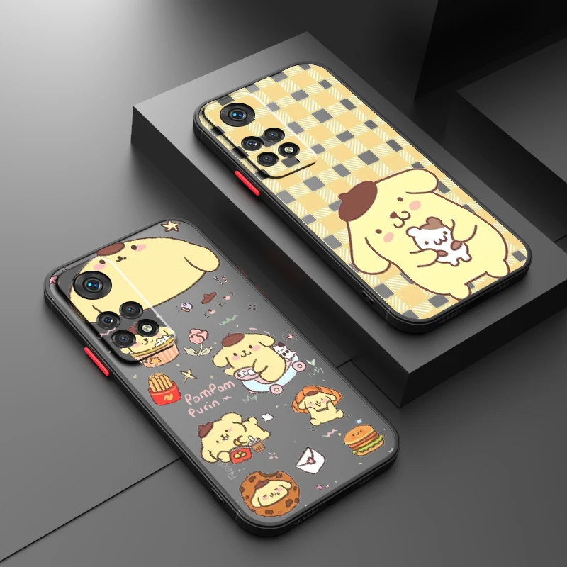 Матовый полупрозрачный чехол для Redmi Note 13 12 12S 12T 11 11T 11E 10 10S 9 Pro Plus