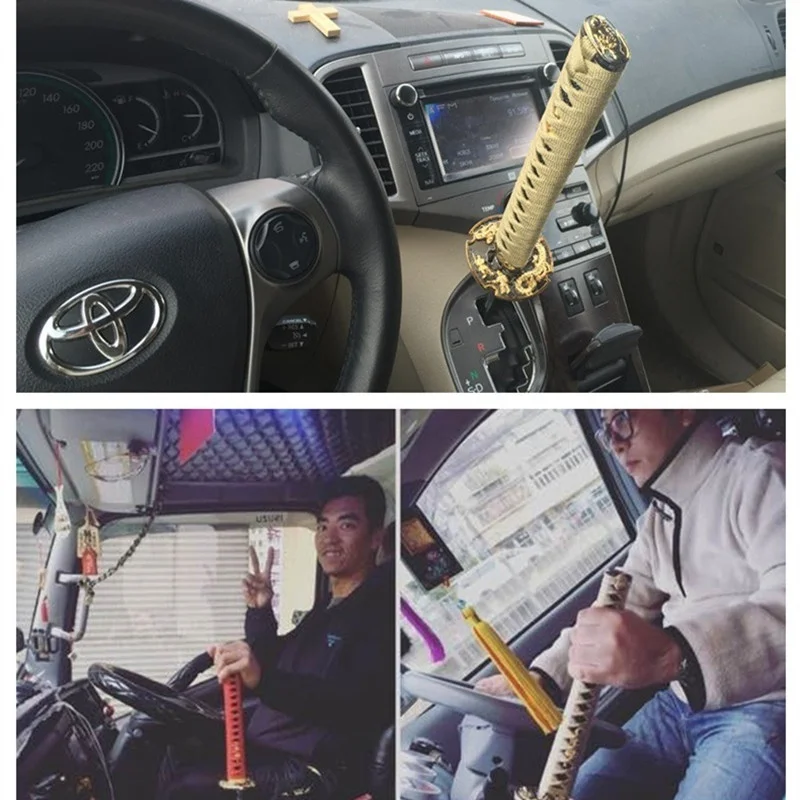 Классическая головка для рукоятки переключения передач в виде самурайского меча