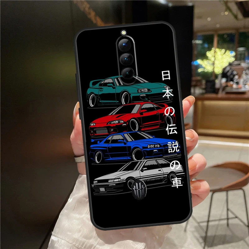 Чехол JDM Legend для дрифта автомобиля ZTE Nubia Red Magic 8 Pro 8S Plus RedMagic 9 6 7 6S 7S