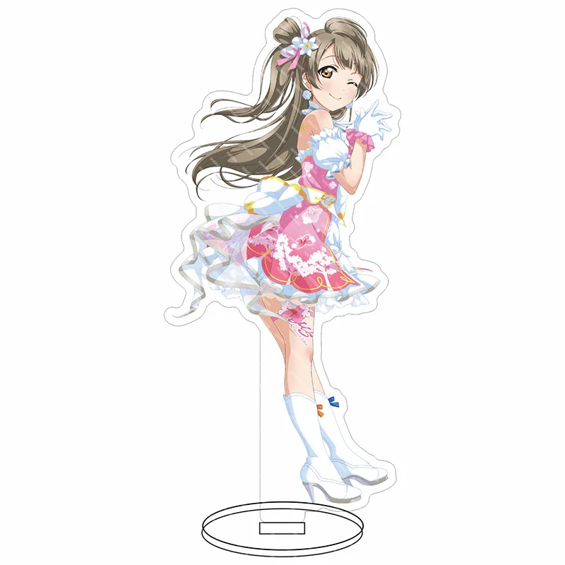 

Брелок LoveLive для мужчин, акриловая подставка, женский брелок для ключей, брелок для пары, аниме брелок для ключей для детей