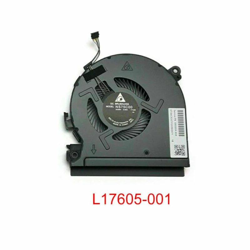 Новый вентилятор охлаждения процессора и графического для HP Spectre X360 15T-CH 15-ch011dx