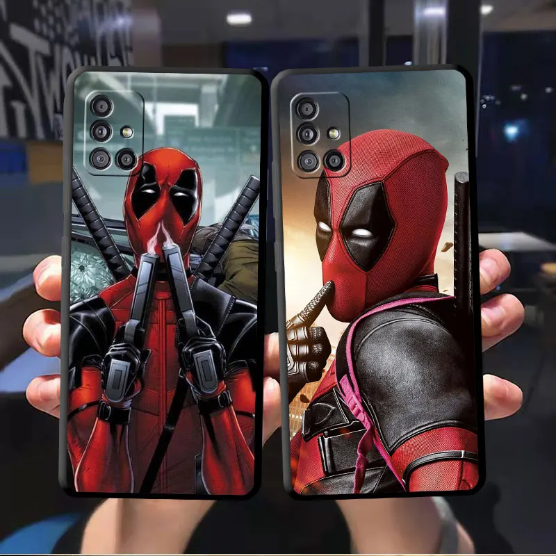 Avengers Marvel Deadpool pour Samsung Galaxy A12 A13 A21s A72 A11 A52 5G A32 A51 4G A22 A71 A31 A53