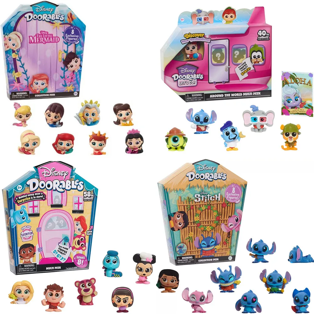 

Disney Doorables Series 7 UP Inside Out Beauty And The Beast Jungle Book Frozen Incredibles Princess And Frog Toys Kids Gifts