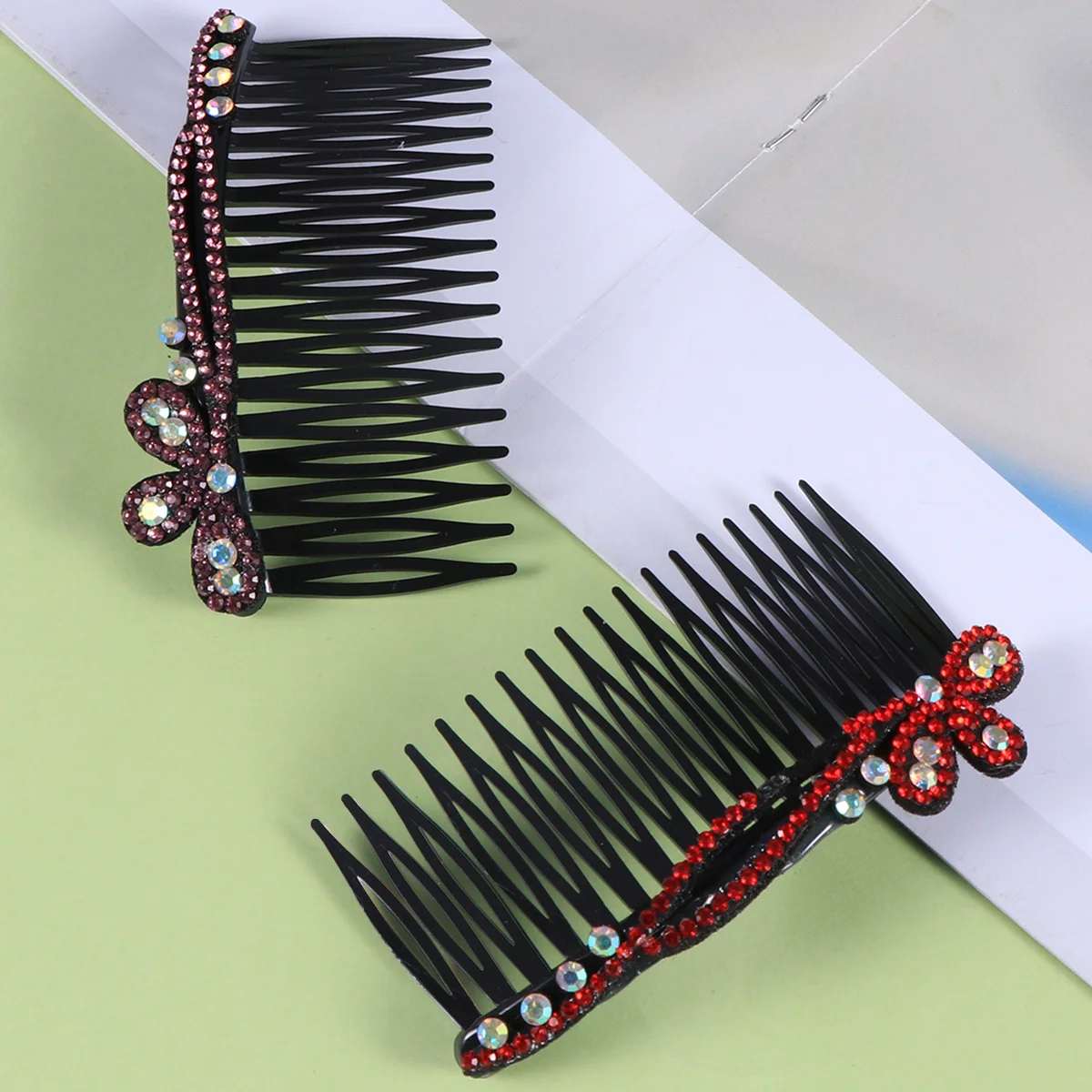 

Lurrose 2pcs Hair Combs Clip Side Combs Bangs Clip for Woman