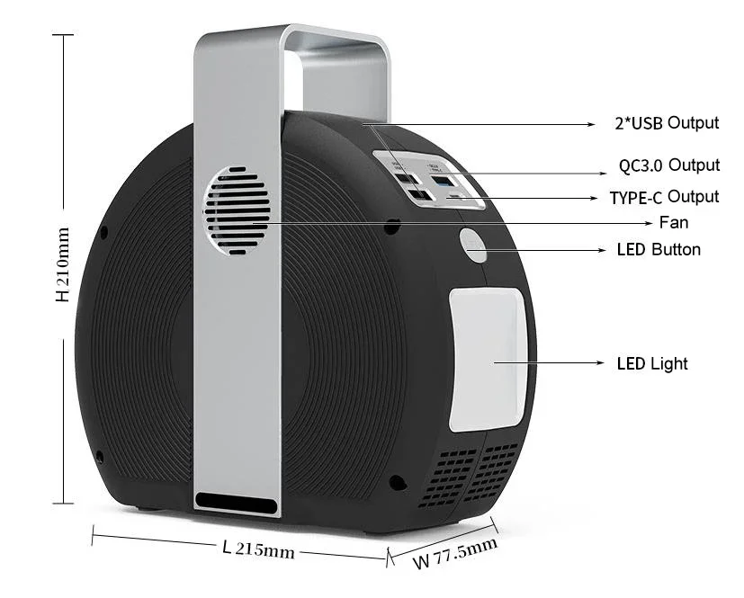 Новое поступление 155wh зарядная станция электростанция для дома улицы