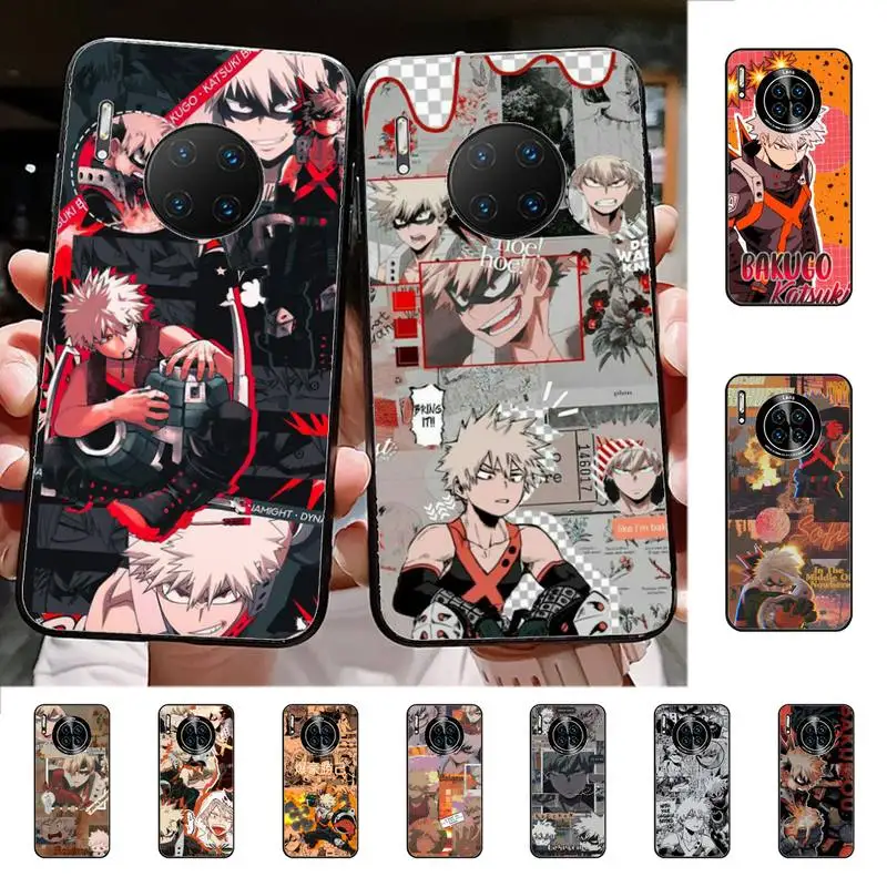 

Katsuki Bakugo Boku my Hero Academia Phone Case for Huawei Mate 20 10 9 40 30 lite pro X Nova 2 3i 7se