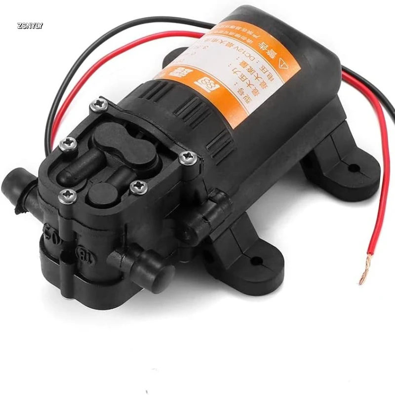 

DC 12V 70PSI 3.5L/Min Agricultural Electric Water Pump Black Micro High Pressure Diaphragm Water Sprayer Car Wash 12 V