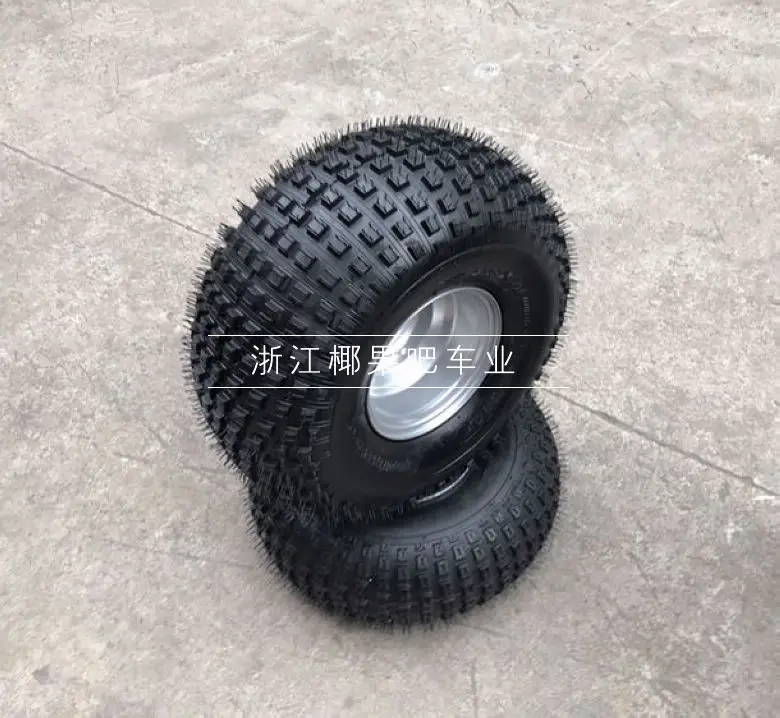 

1 pcs Modified Four-Wheel ATV Grass Bike Lawn Mower Mechanical Wheel Tire 22x11-8 Particle Flower Tire Wheel Hub