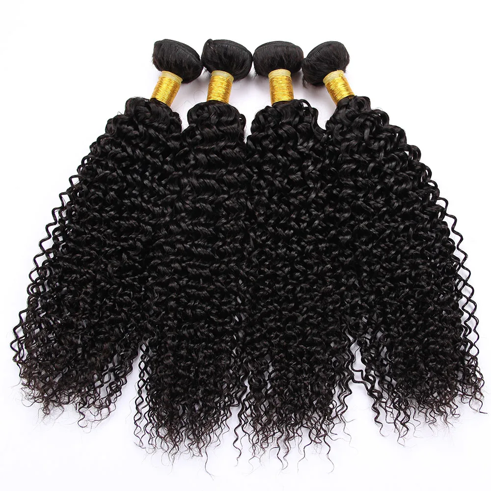 

Kinky Curly Human Hair Bundles Brazilian 10A Virgin Hair Unprocessed Weaves Wholesale Hair Bundles Extensions for Black Women