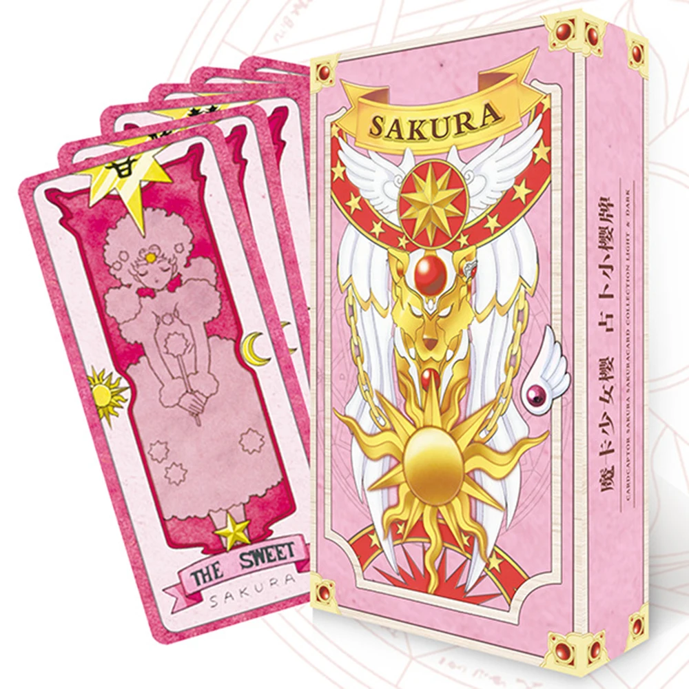 1 Set Anime Sakura Cardcaptor Clow Card Cosplay Prop KINOMOTO SAKURA Card Hope Card Cardptor Sakura Cards Tarot Anime Periphery