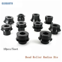 made of 45 steel with a rockwell hardness of 35hrc 10pcs5set bead roller radius die fits most bead rollers with 22mm shafts