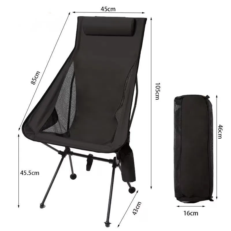 

Portable Folding Chair Camping Garden Park Comfortable Ergonomic Camping Chair Unique Fashion Kamp Sandalyesi Outdoor Furniture