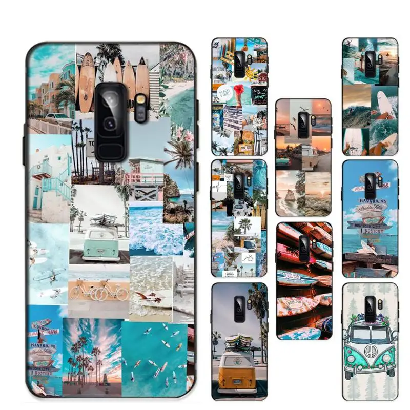 

Combi Van Surf Phone Case for Samsung S20 lite S21 S10 S9 plus for Redmi Note8 9pro for Huawei Y6 cover
