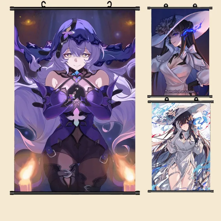 Игра Honkai: звёздная рейка Констанция картина тканевый настенный плакат украшение