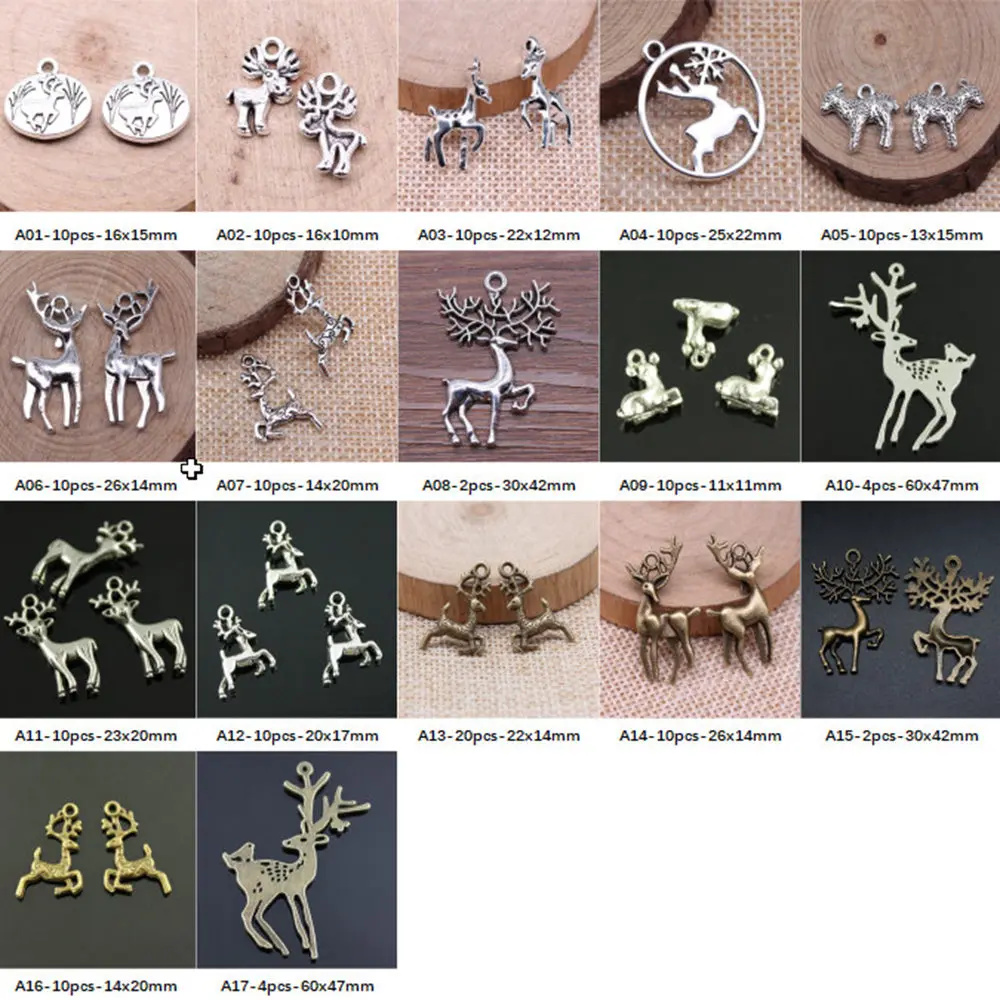 

New Arrival Deer Charms For Jewelry Making Gifts For Women