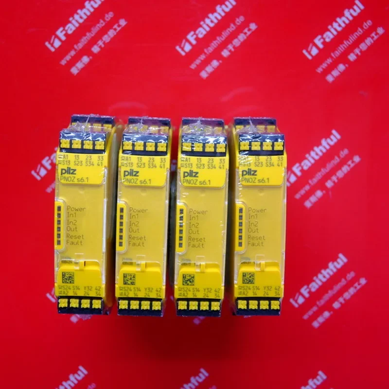 пилз 751126 PNOZ s6.1 C 24 В постоянного тока 3 н/о 1 н/к новый и оригинальный