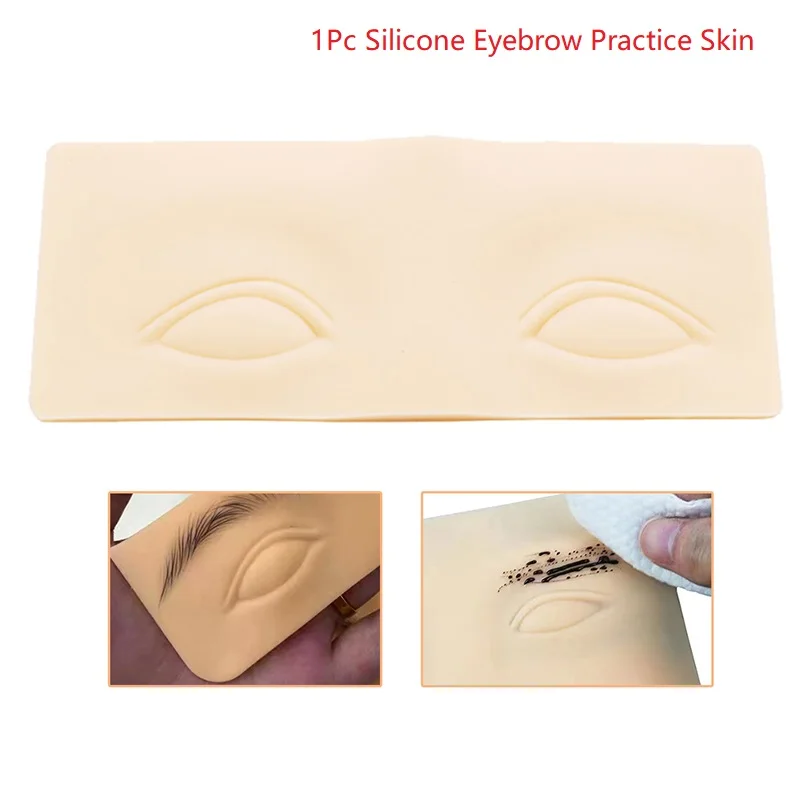 

Силиконовая тренировочная кожа для бровей, татуировка, тренировка кожи, 3D веко, полупостоянная татуировка на брови тренировочный инструмен...