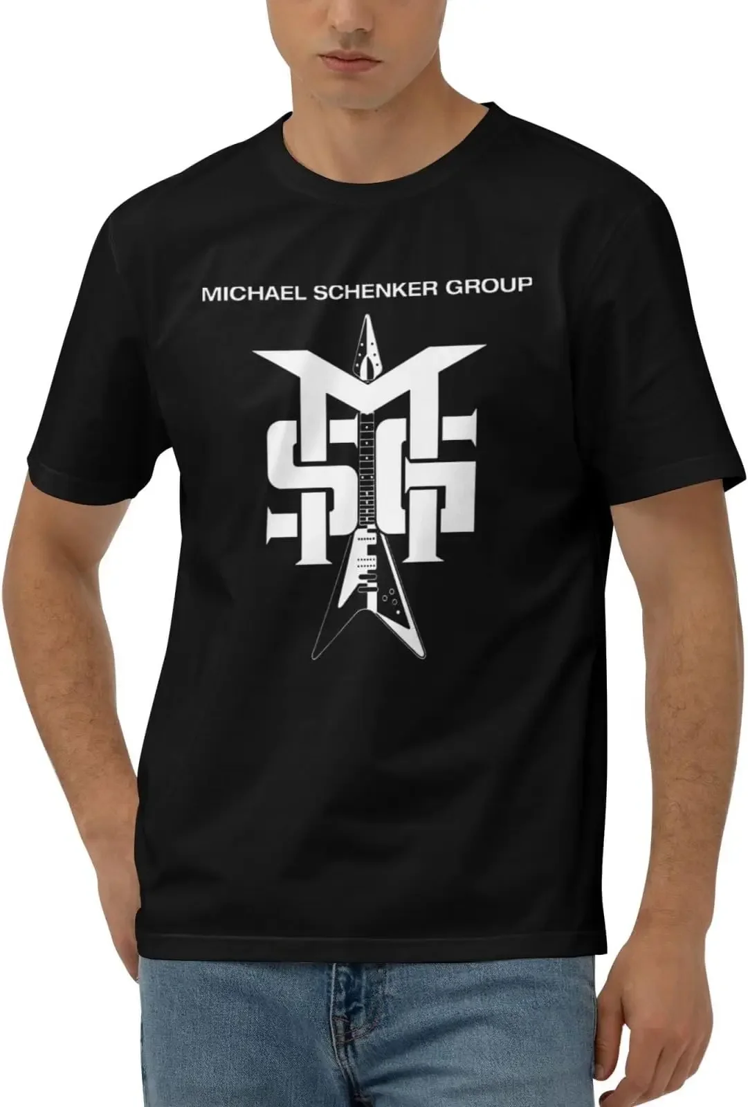 Футболка мужская с коротким рукавом и круглым вырезом 100% хлопок