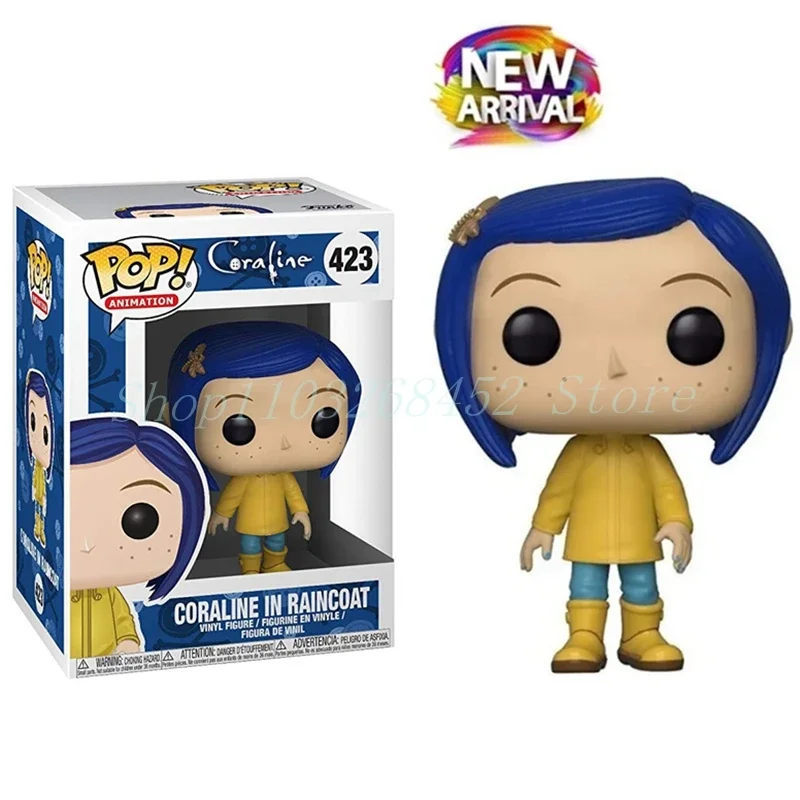 Новинка 2024 Funko POP анимация коралин в дождевике 423 # Виниловая фигурка модель