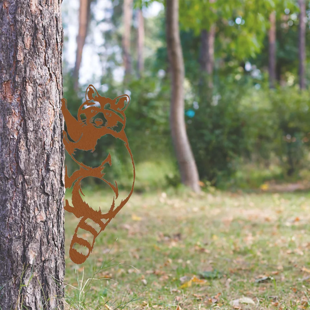 Уникальный Металлический Кол Выдры Декоративный Садовый Орнамент Наружное