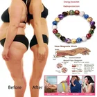 Натуральные бусины из лавового камня, исцеляющий баланс, женский браслет, красочные бусины, тибетский молитвенный браслет Будды для женщин и мужчин