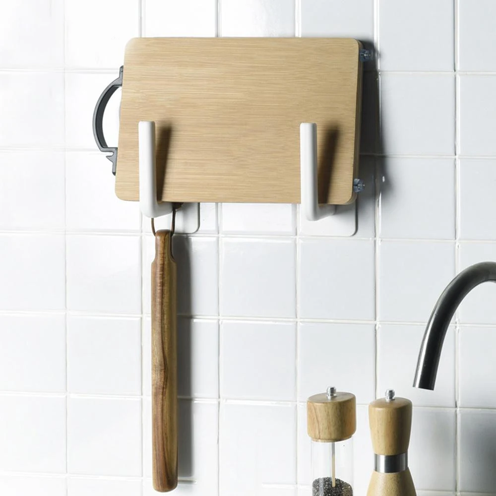 

Kitchen Bathroom Multi-function Hook Wall-mounted Self-adhesive Punch-free Wall Door Storage Rack Strong Hook крючки настенные