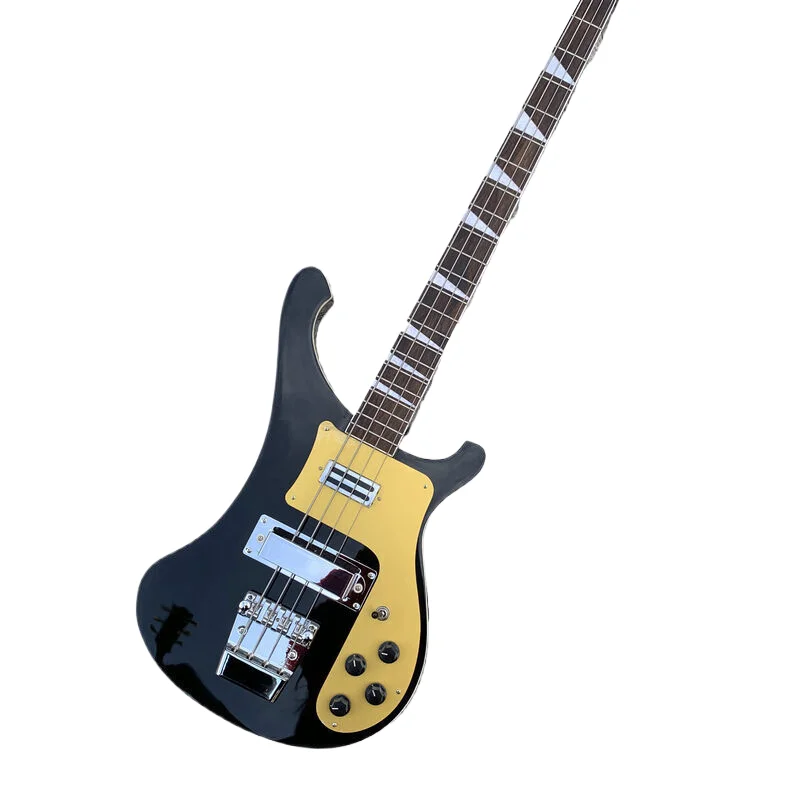 Rickenbacker 4003 бас-гитара черный цвет хромированная фурнитура высокое качество