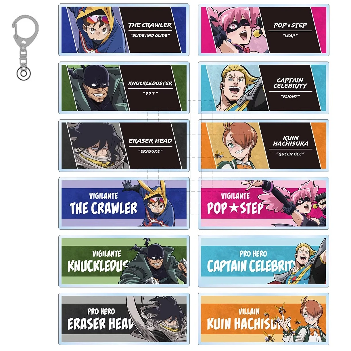 Фото Игра Koichi Haimawari Knuckleduster Aizawa Shouta Kuin Hachisuka брелок кукла аниме акриловый брелок кулон для подарка №1
