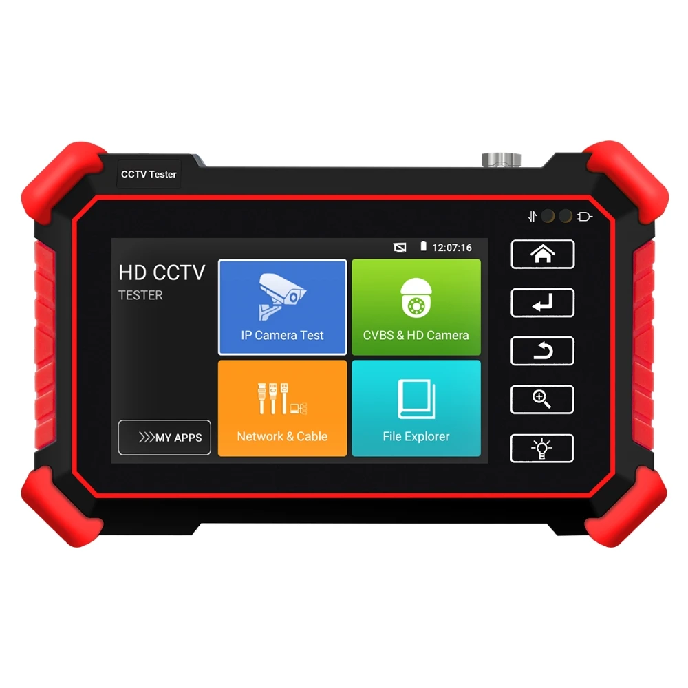 IP-камера 4 _ дюймовый тестер системы скрытого видеонаблюдения Mini Monitor 8K H.265