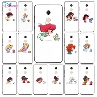 disney mini princesses phone case for redmi note 8 7 9 4 6 pro max t x 5a 3 10 lite pro