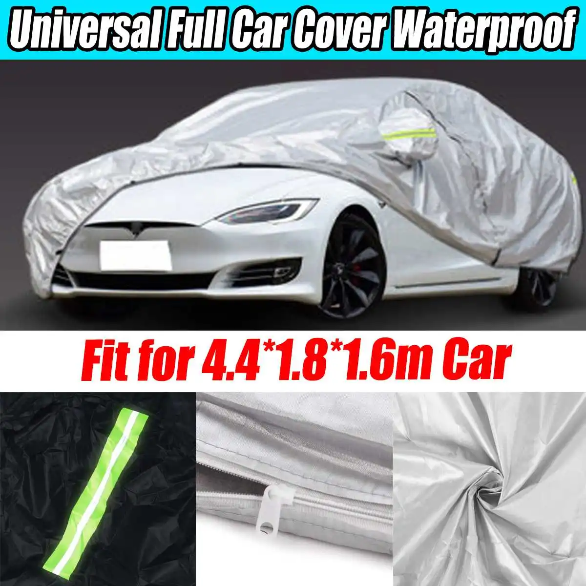 

Универсальные водонепроницаемые чехлы для автомобиля, защита от солнца, дождя, снега, пыли для хэтчбека, пылезащитный автомобильный чехол, ...