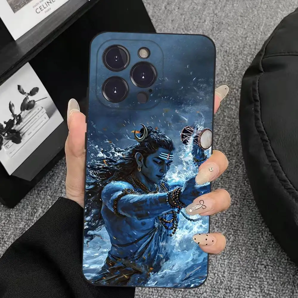 Чехол для телефона Lord Shiva Mahadev Of India для iPhone 17,16,15,14,13,12,11,Plus,Pro Max,XS,XR,SE,Mini,8,мягкий силиконовый черный чехол (art.: 3920d2c93e136) - 3920d2c93e136