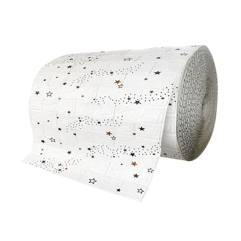

3D Foam Wall Sticker Roof Panels Self-adhesive Ceiling Wallpaper Kid Room Office Decoration Home Decor