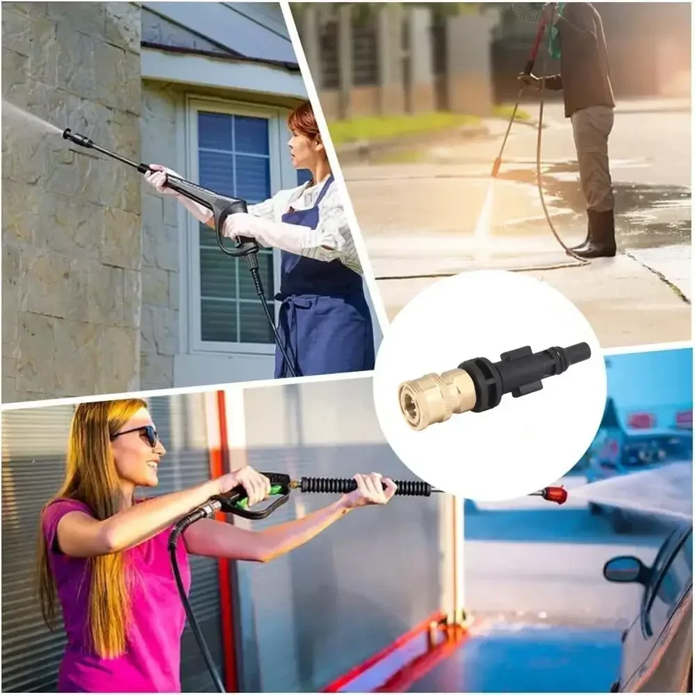 4000 PSI адаптер для моечного пистолета Lavor Sterwins Parkside PHD быстрого подключения 1/4 дюйма