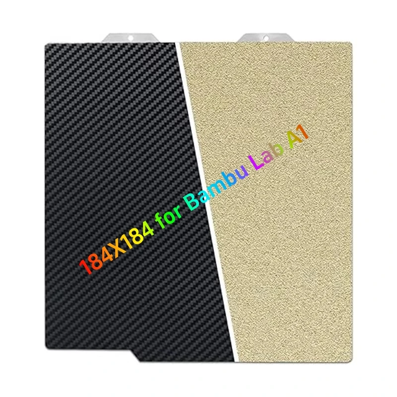 184 PEI + PET Двусторонняя объединительная пластина для деталей 3D-принтера Bambu Lab A1