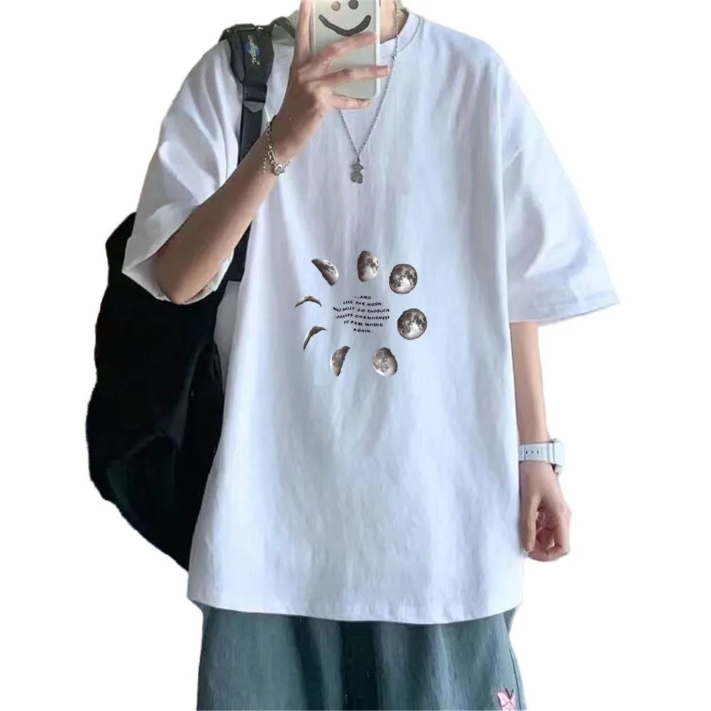 

Chinese Streetwear Short Sleeve T shirts For 50-100KG 2022 Fashion New Summer Hip Hop Casual Tops 100% Cotton Men T-Shirt