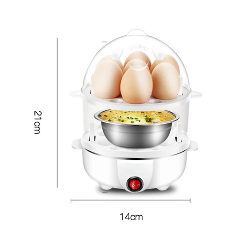 

Multifunctional Electric Egg Boiler Universal 7 Egg Boiler Steamer Fried Egg Cooking Tool Kitchen Utensils Breakfast Maker