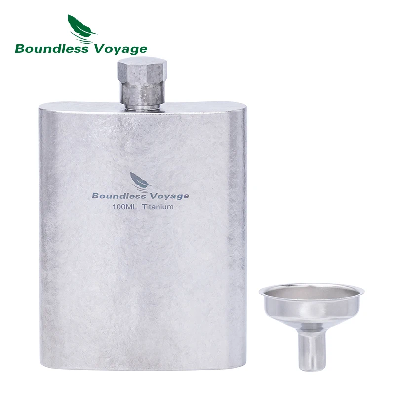 Титановая фляга Boundless Voyage 100 мл