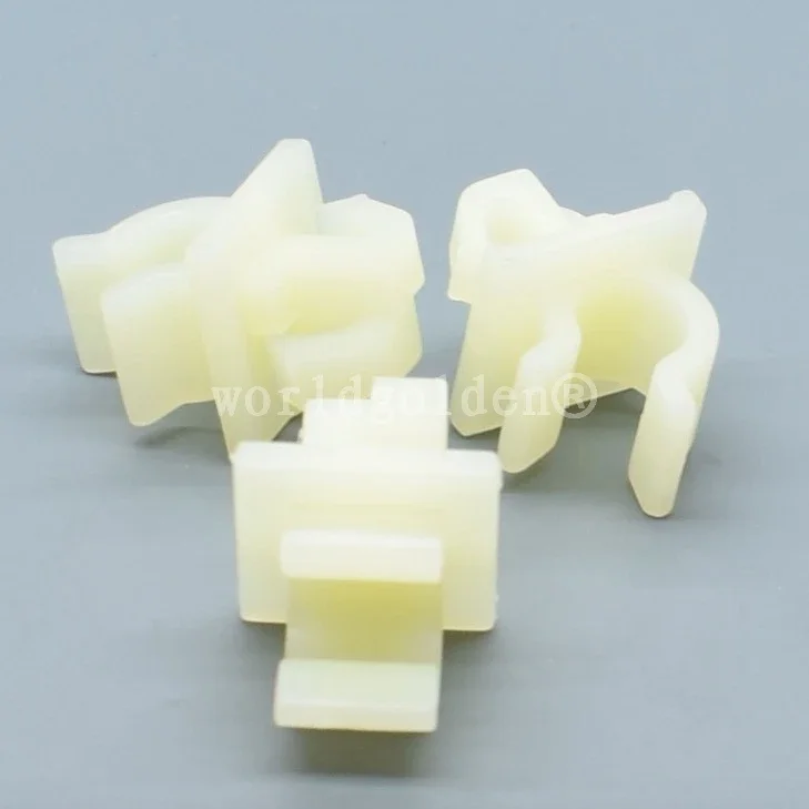 worldgolden 100 шт. автозажим для капота зажим опоры вмещает 8 мм опорный стержень Toyota