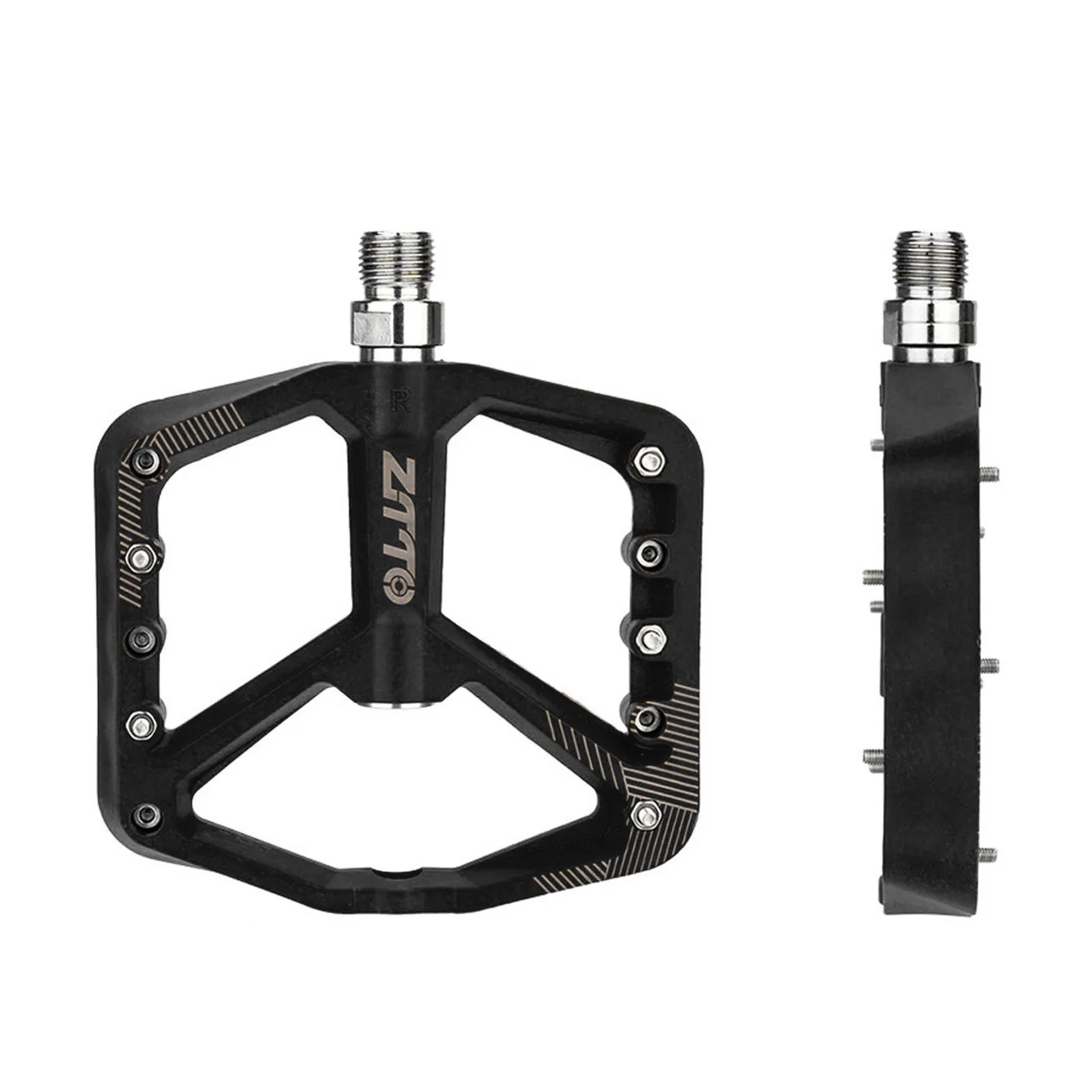 

Велосипедная педаль, 9/16 дюйма, нейлоновое волокно, нескользящая велосипедная педаль, Легкие педали с подшипниками и 10 противоскользящими ш...