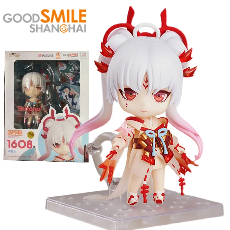 

10Cm Original Good Smile Gsc Nendoroid 1608 Onmyoji Shiranui Q Version Kawaii Doll Collectile Action Figure Model Toys