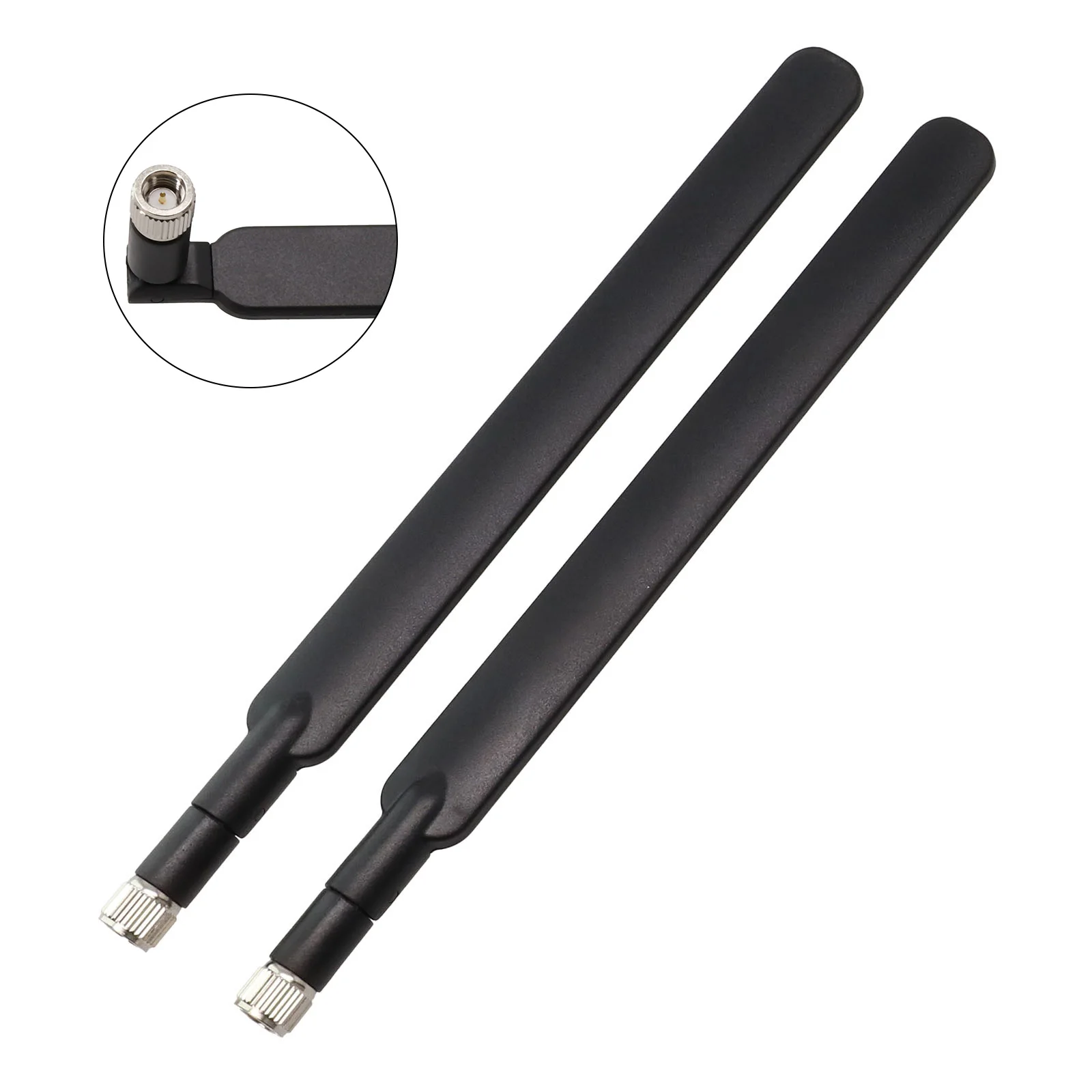 

4G LTE Antenna 4g Sma External Antenna Outdoor Vertical -40℃ To +80℃ 190mm 2pcs 50W 5dBi SMA For B310 B525 B535