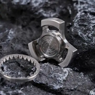 Спиннер-антистресс из нержавеющей стали гироскоп для пальцев PEI игрушка