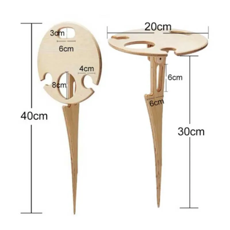 

Новинка 2022, уличный винный столик со складной планкой, Деревянный Мини-стол для пикника, легко носить с собой, Винная стойка, Прямая поставка...