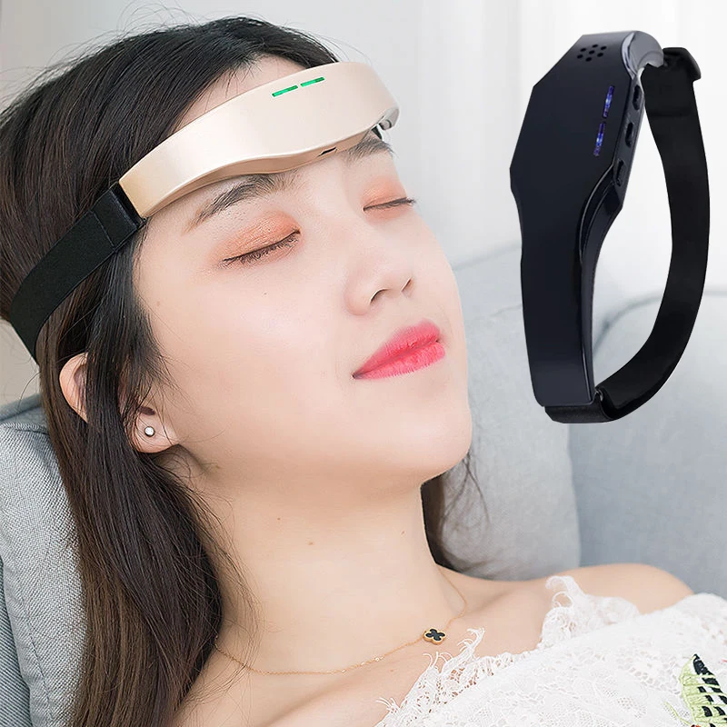 

Head Massager Smart Sleep Head Massager Electric Sleep Aid Instrument Sleep Therapies Device Anti-Stress Sleeping Monitor